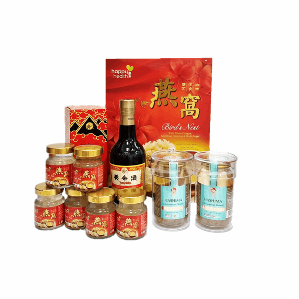 Health Foods Hamper with Tonic & Flowers | HF223 - Jade Valley Gifts & Floral Design Centre