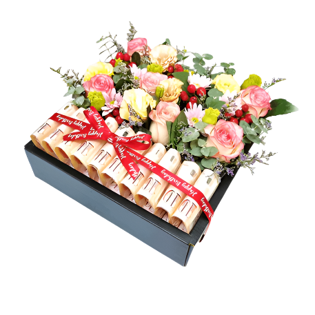 Money Box Flowers | MD102 - Jade Valley Gifts & Floral Design Centre