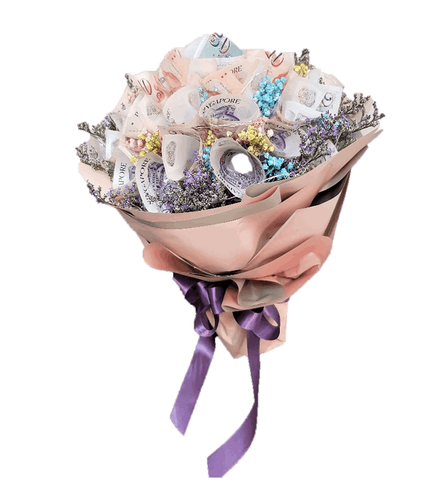 Money Flower Hand Bouquet | BQ172 - Jade Valley Gifts & Floral Design Centre
