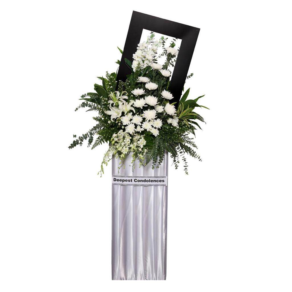 NEW! Condolence Flower Funeral Wreath | W624 - Jade Valley Gifts & Floral Design Centre