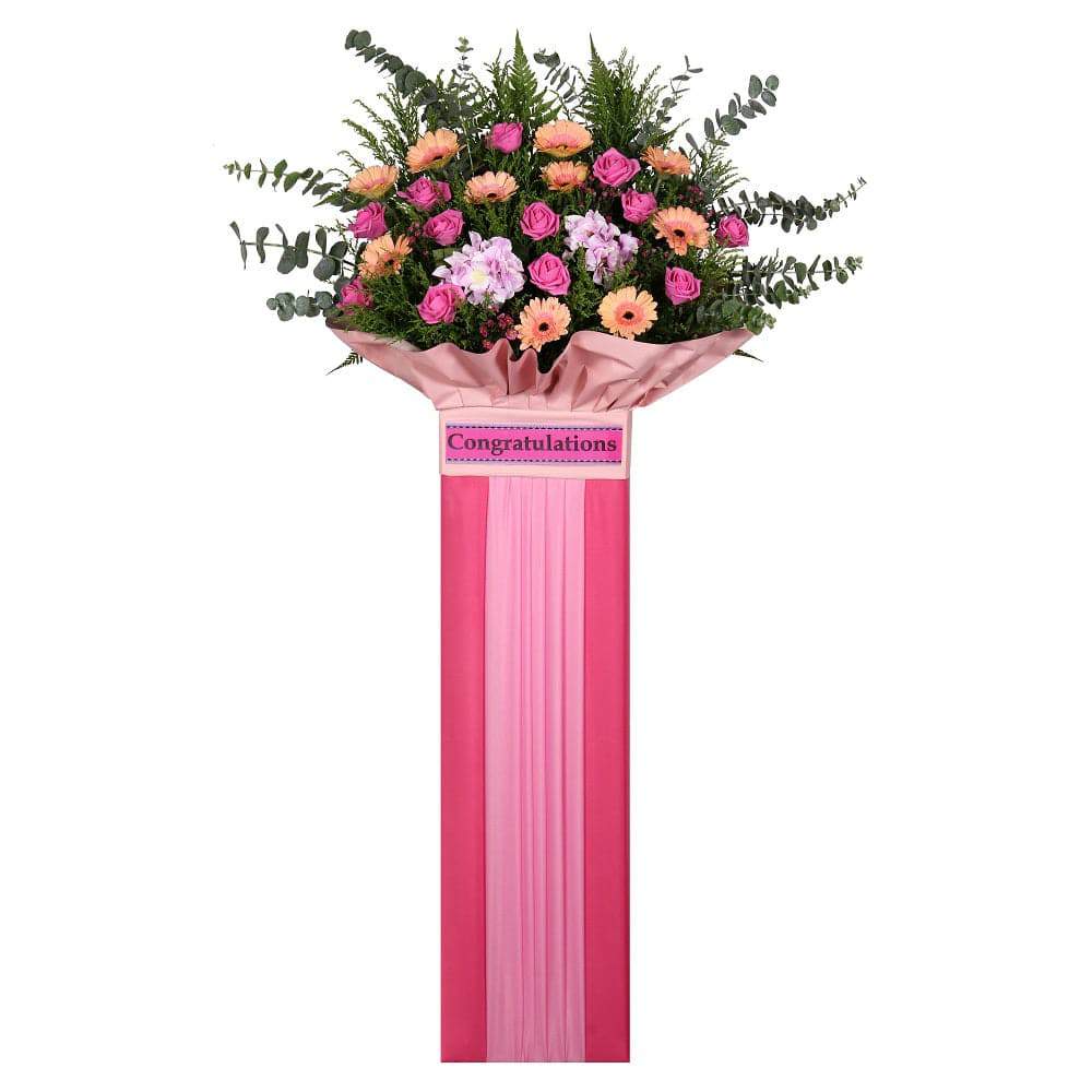 Pink Daisies Grand Opening Stand | FO210 - Jade Valley Gifts & Floral Design Centre