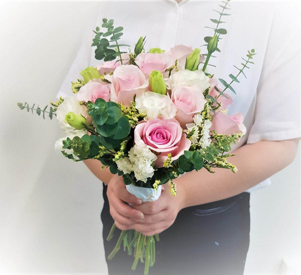 Wedding Bridal Bouquet with Corsages | WDB30 - Jade Valley Gifts & Floral Design Centre