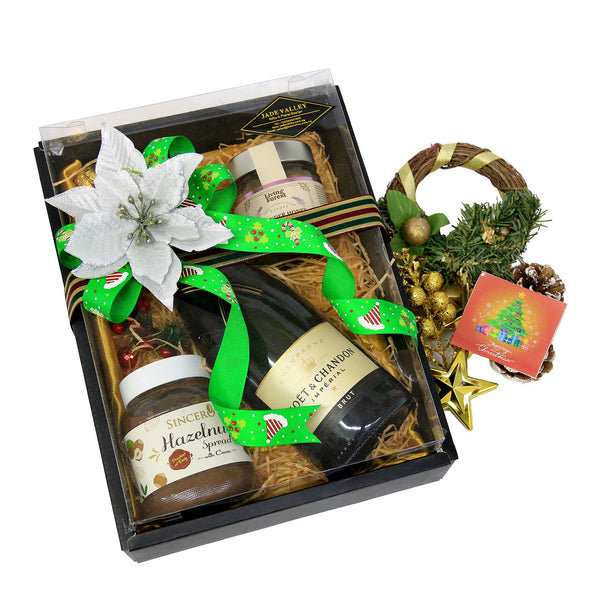 Christmas Champage & Honey  | MA29 - Jade Valley Gifts & Floral Design Centre