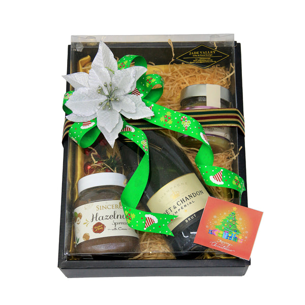 Christmas Champage & Honey  | MA29 - Jade Valley Gifts & Floral Design Centre