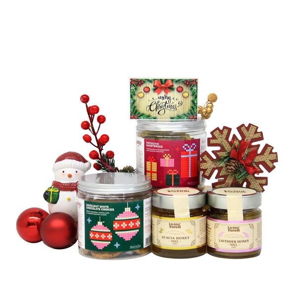 Christmas Cookies & Honey | MA25 - Jade Valley Gifts & Floral Design Centre