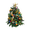 Christmas Flowers Tree with Star Lights| MF73 - Jade Valley Gifts & Floral Design Centre