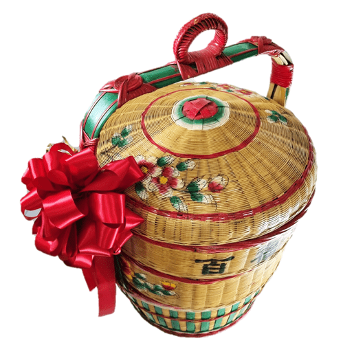3 layered Wedding Basket (Rental Unit) | WDG1 - Jade Valley Gifts & Floral Design Centre