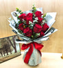 Valentine's Day Rose Bouquet | 10 Fresh Cut Stalks | VT1 - Jade Valley Gifts & Floral Design Centre