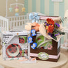 Baby Dinning Set with flower Hamper | B308 - Jade Valley Gifts & Floral Design Centre