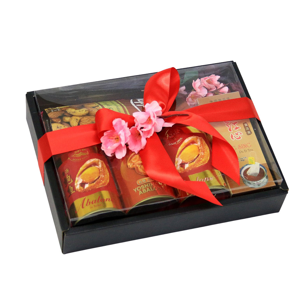 CNY Abalone &  Hotpot Grill Hamper| CE912 - Jade Valley Gifts & Floral Design Centre