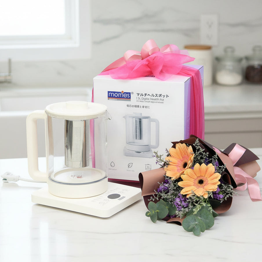 Fresh Cut Bouquet with Digital Health Pot | GT265 - Jade Valley Gifts & Floral Design Centre