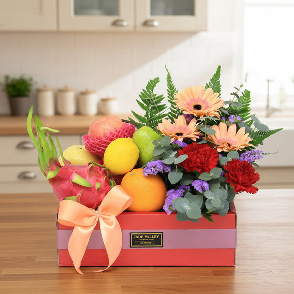 Fruit & Flowers Get Well Basket | FF149 - Jade Valley Gifts & Floral Design Centre