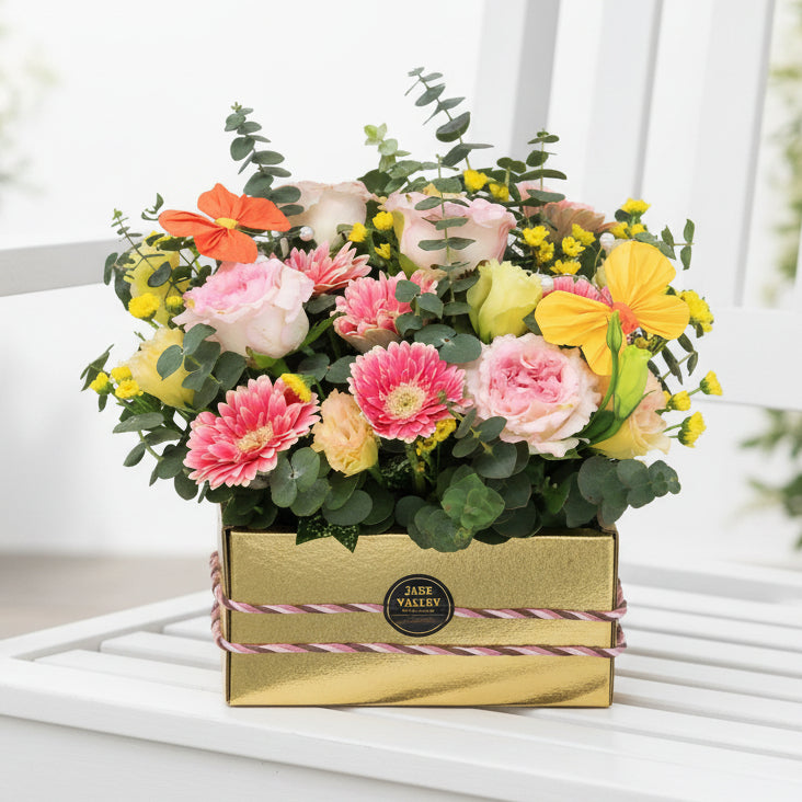 Mix Flowers Arrangement | TB131 - Jade Valley Gifts & Floral Design Centre