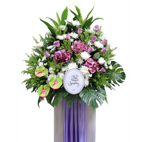 Condolence Flower Funeral Wreath | W646 - Jade Valley Gifts & Floral Design Centre