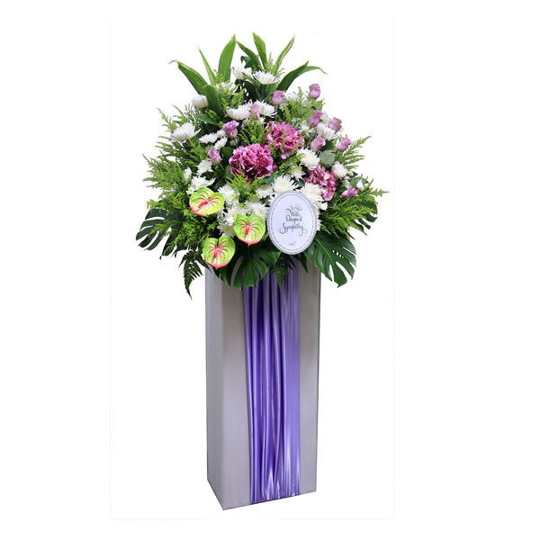 Condolence Flower Funeral Wreath | W646 - Jade Valley Gifts & Floral Design Centre