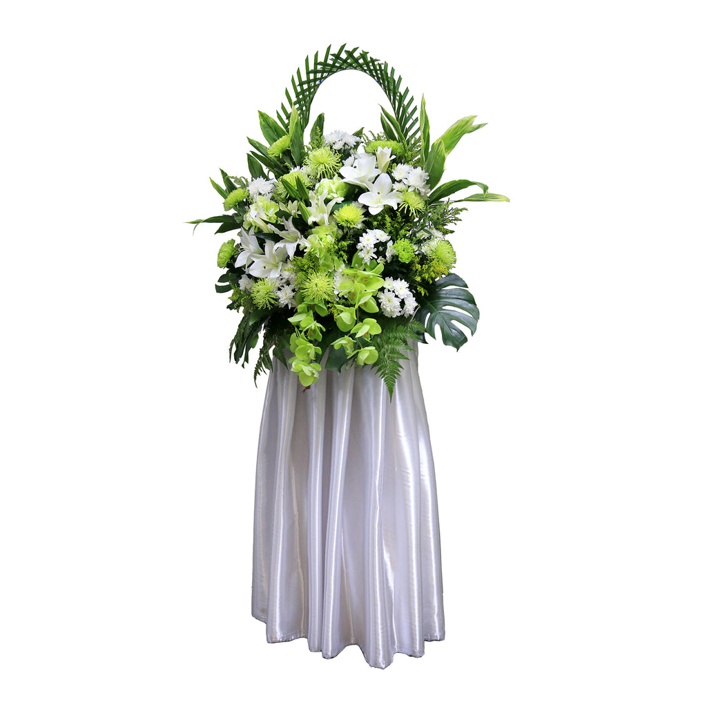 Arched Conoldence Wreath | W647 - Jade Valley Gifts & Floral Design Centre