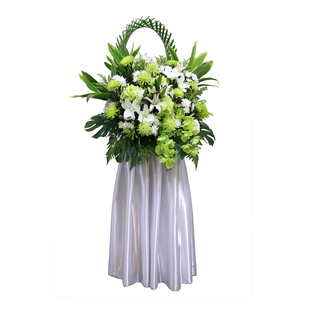 Arched Conoldence Wreath | W647 - Jade Valley Gifts & Floral Design Centre