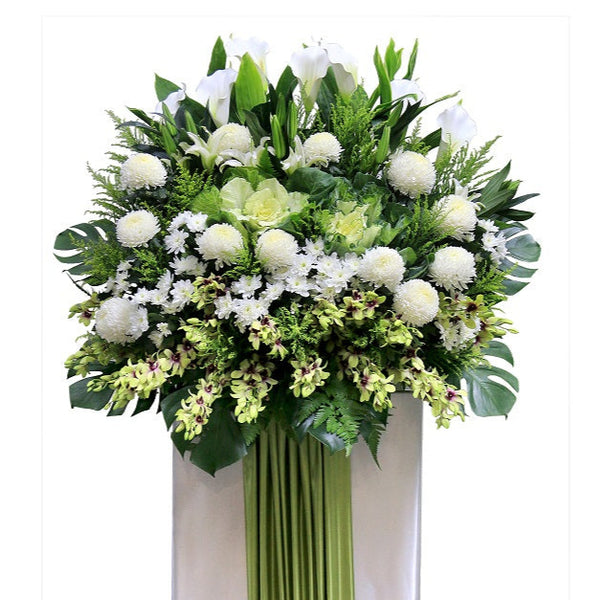 Premium Funeral Flowers: Large Arrangement | W648 - Jade Valley Gifts & Floral Design Centre
