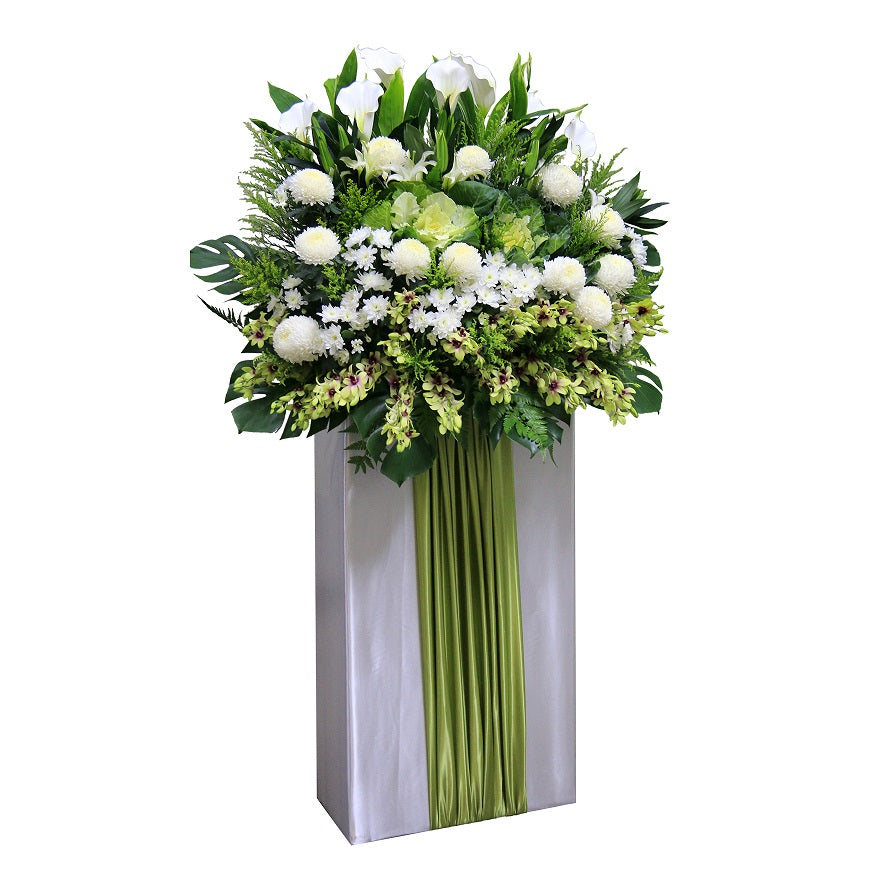 Premium Funeral Flowers: Large Arrangement | W648 - Jade Valley Gifts & Floral Design Centre