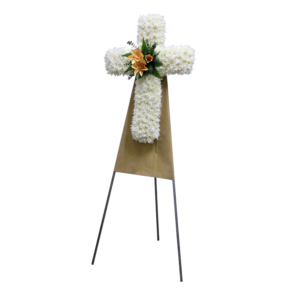 Cross Wreath | C423 - Jade Valley Gifts & Floral Design Centre