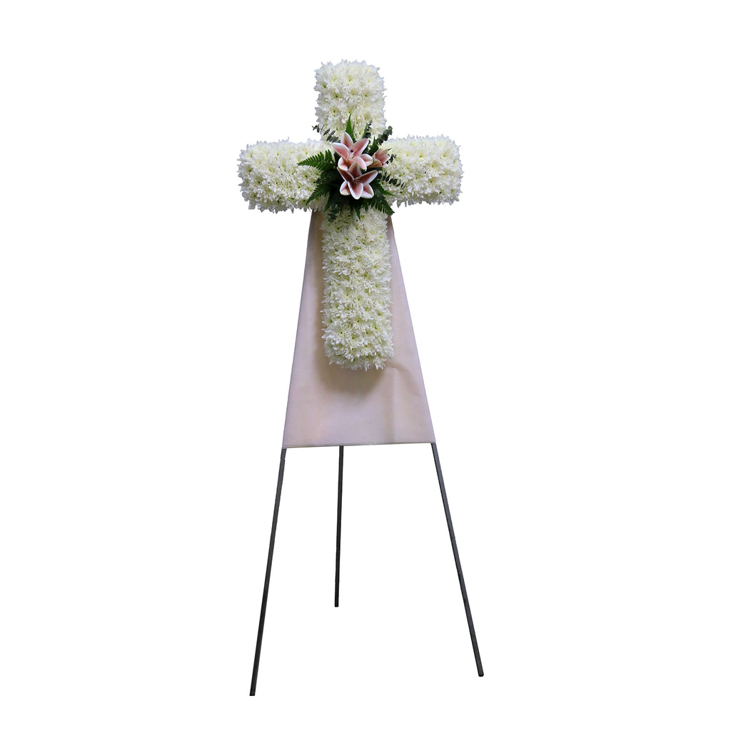 Cross Wreath | C423 - Jade Valley Gifts & Floral Design Centre