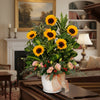 Table Arrangement | Fresh Cut Sunflowers  | TB139 - Jade Valley Gifts & Floral Design Centre