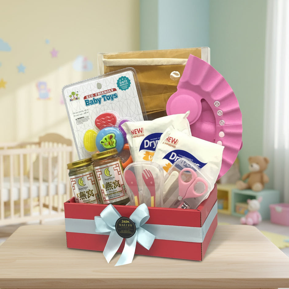 Baby Hamper with New Moon Bird's Nest | B289 - Jade Valley Gifts & Floral Design Centre
