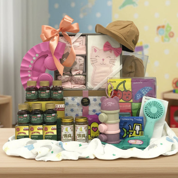 Baby Hamper with New Moon Bird's Nest & Essence of Chicken | B298 - Jade Valley Gifts & Floral Design Centre
