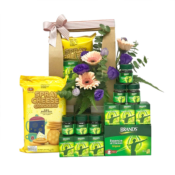 Fruits with Health Food Get Well Hamper | HF182 - Jade Valley Gifts & Floral Design Centre