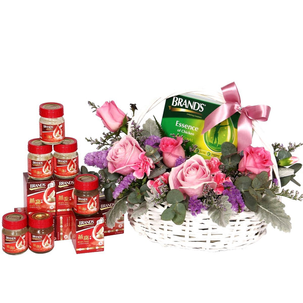 Roses with Bird Nest & Essence of Chicken | HF238 - Jade Valley Gifts & Floral Design Centre