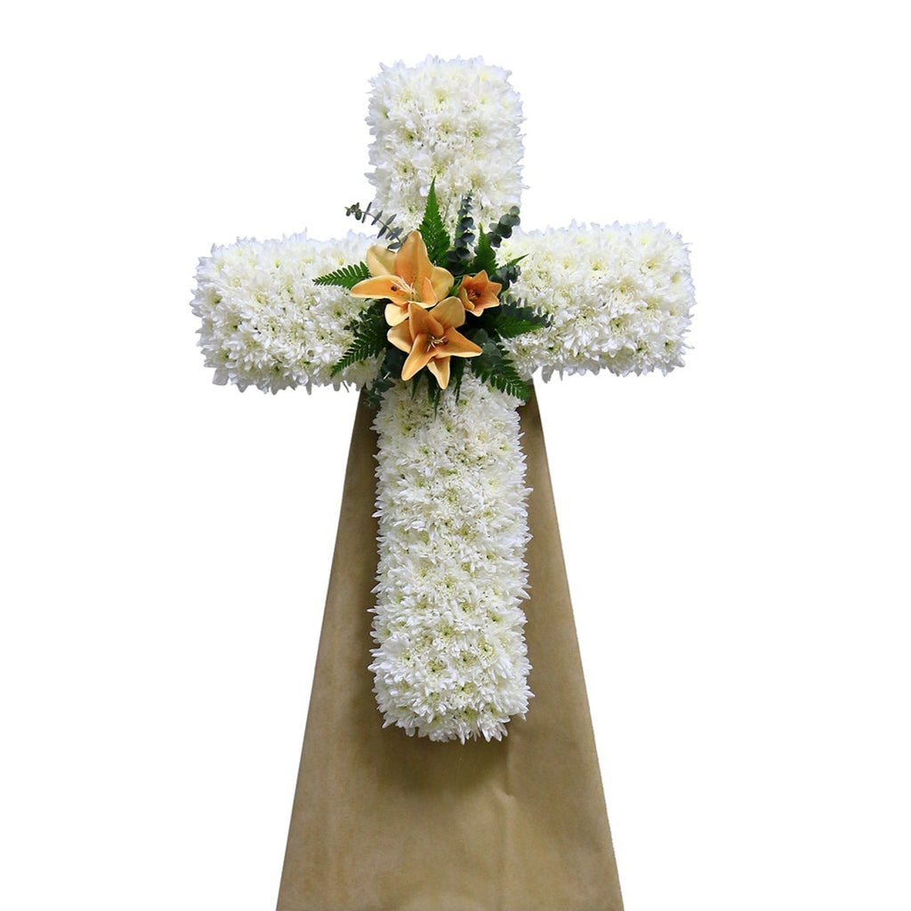 Cross Wreath | C423 - Jade Valley Gifts & Floral Design Centre