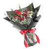 Red Rose Hand Bouquet  | 10 stalks | BQ165 - Jade Valley Gifts & Floral Design Centre