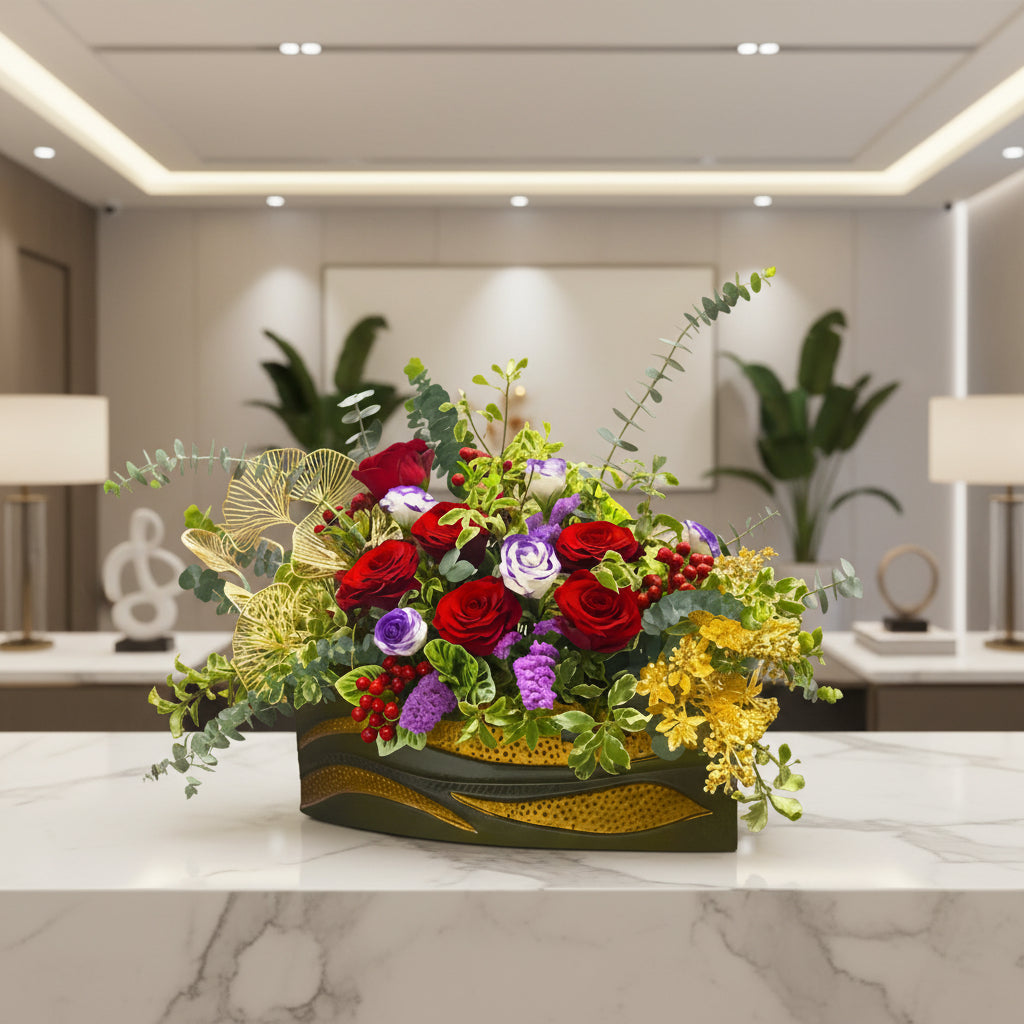 Hari Raya Roses Flowers | RF81 - Jade Valley Gifts & Floral Design Centre