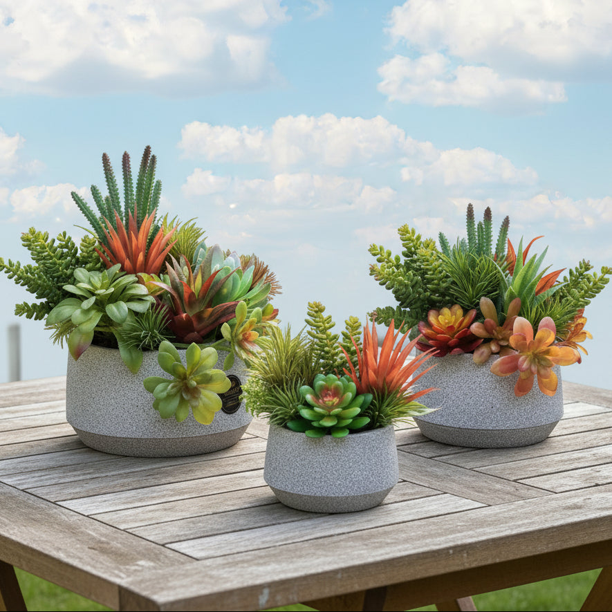 Artificial Succulent Plant | ART48 - Jade Valley Gifts & Floral Design Centre