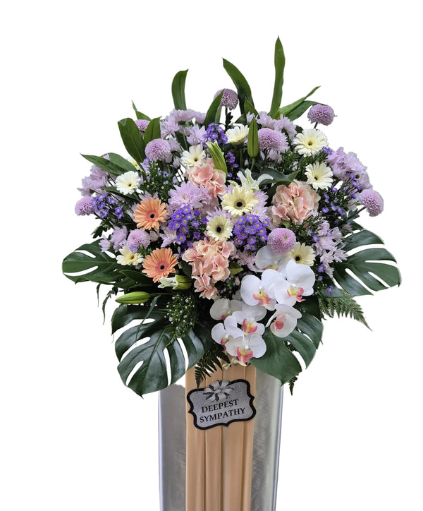 Condolence Flower Funeral Wreath | W654 - Jade Valley Gifts & Floral Design Centre