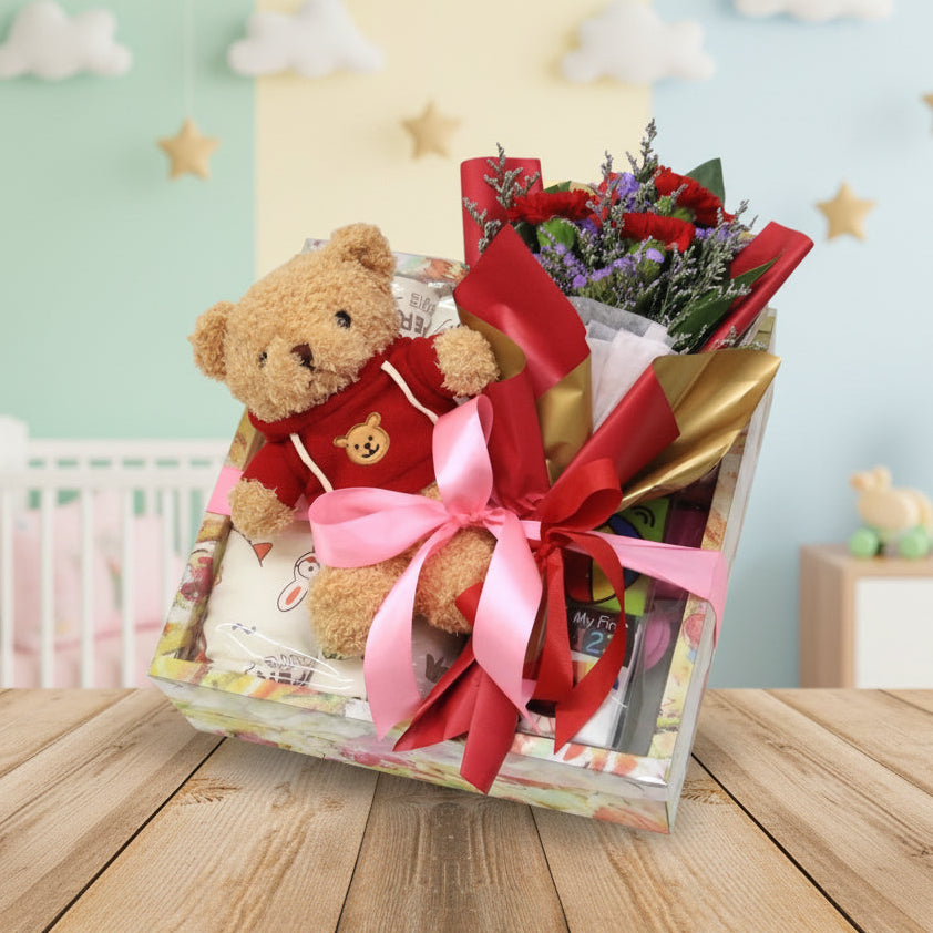 Baby Hamper & Balloon | B310 - Jade Valley Gifts & Floral Design Centre