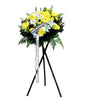 Condolence Wreath on Tripod Stand | W651 - Jade Valley Gifts & Floral Design Centre