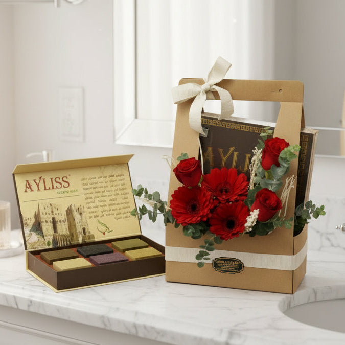 Flowers with Premium Handmake Soap  | GT286 - Jade Valley Gifts & Floral Design Centre