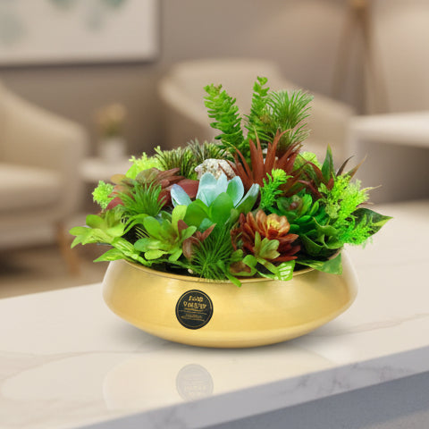 Hari Raya Artificial Succulent Plant |RF115 - Jade Valley Gifts & Floral Design Centre