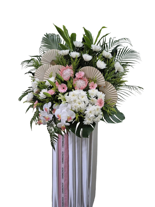 Condolence Flower Funeral Wreath | W653 - Jade Valley Gifts & Floral Design Centre