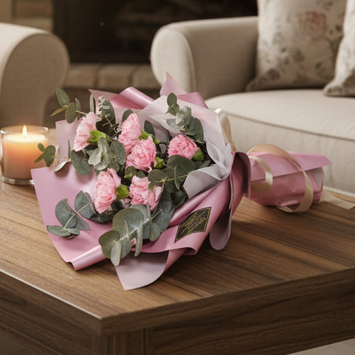 Fresh Cut Carnations  Bouquet |BQ162 - Jade Valley Gifts & Floral Design Centre