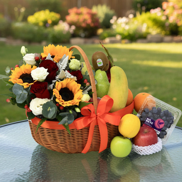 Fruit & Flowers Get Well Hamper | FF155 - Jade Valley Gifts & Floral Design Centre
