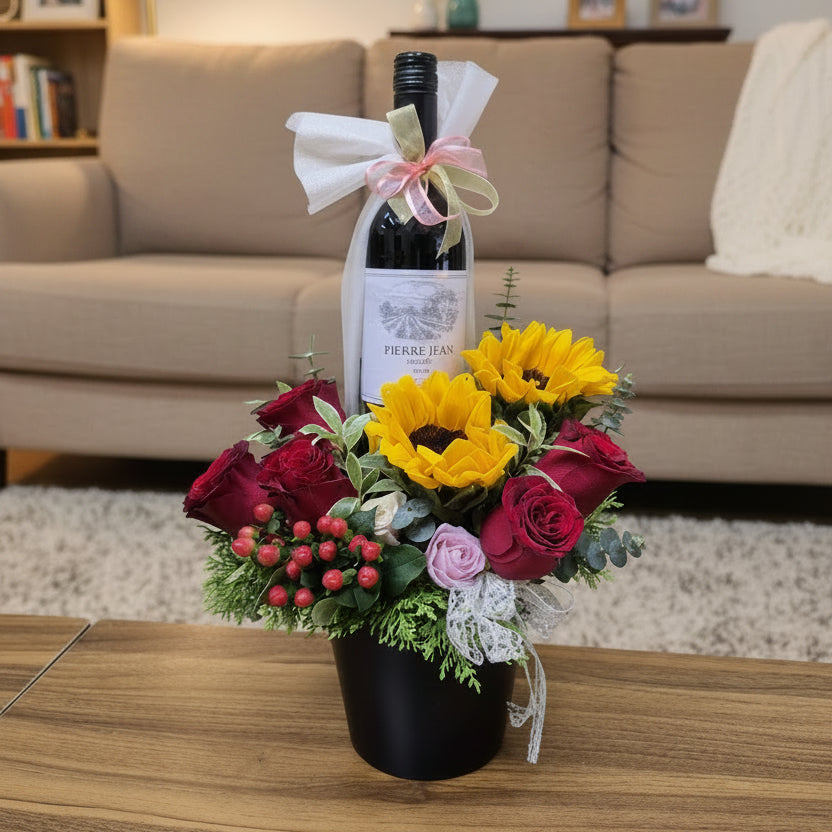 Flowers & Wine | GT232 - Jade Valley Gifts & Floral Design Centre