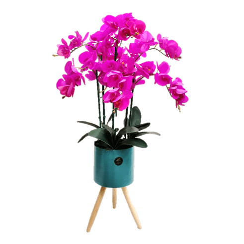 Artificial Oriental Orchid Arrangement - 100cm Grand Size | ART43 - Jade Valley Gifts & Floral Design Centre