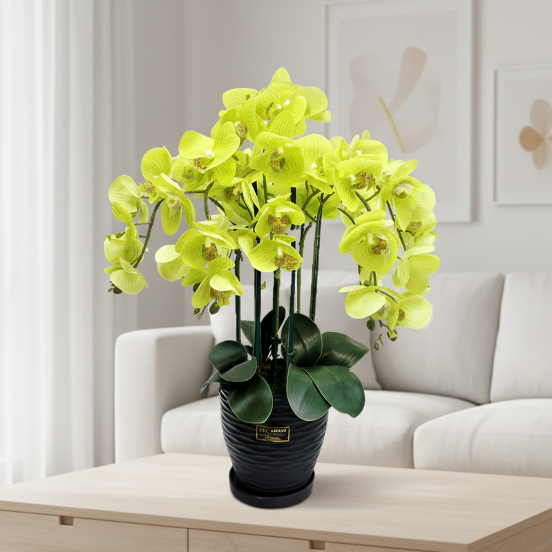 Artificial Real-Touch Oriental Orchid 65cm | ART41 - Jade Valley Gifts & Floral Design Centre