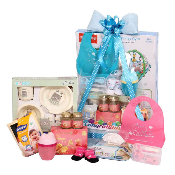 Baby Bliss Hamper - Boy and Girl Options | B266 - Jade Valley Gifts & Floral Design Centre