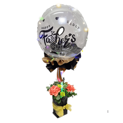 Balloon with Flowers | GT246 - Jade Valley Gifts & Floral Design Centre