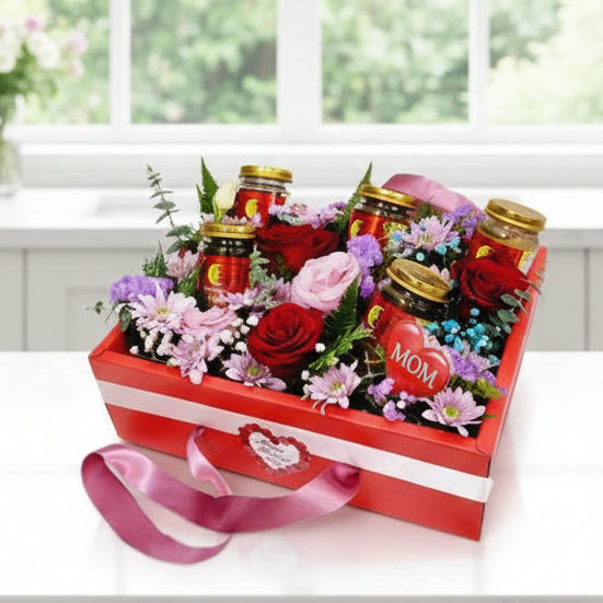 Bird's Nest with Flowers | MD95 - Jade Valley Gifts & Floral Design Centre