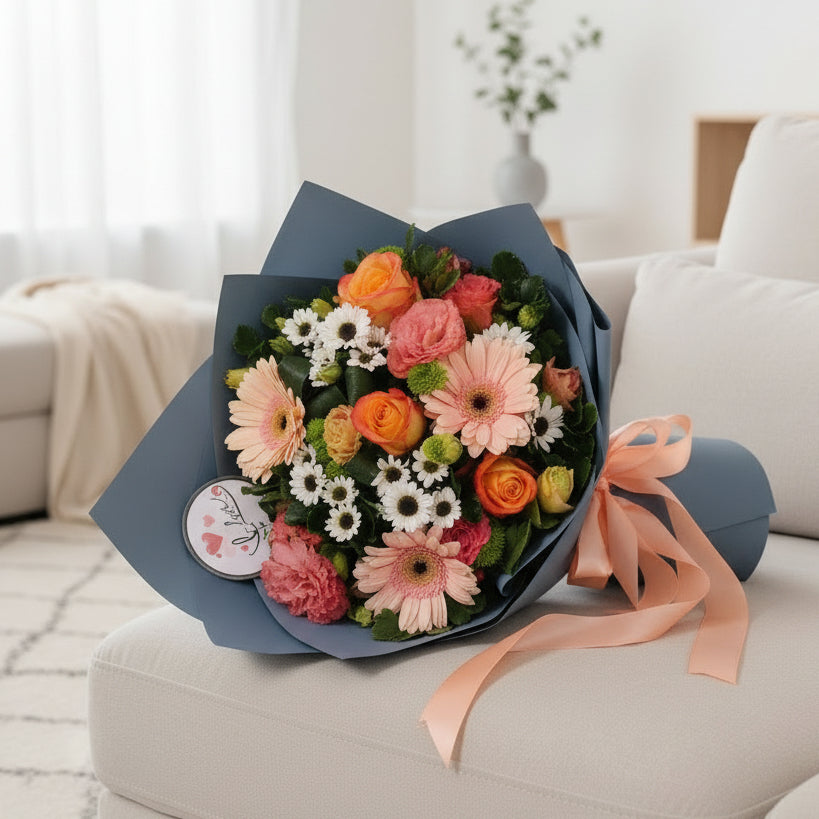 Carrot Soft Toy with Bouquet | GT220 - Jade Valley Gifts & Floral Design Centre
