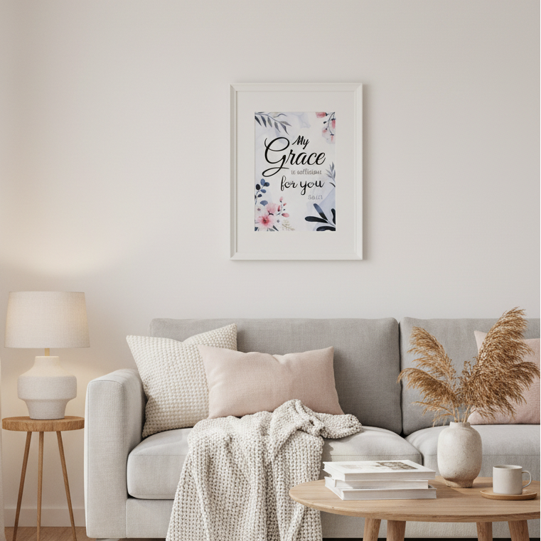 Christian Bible Verse Art Print | GT256 - Jade Valley Gifts & Floral Design Centre